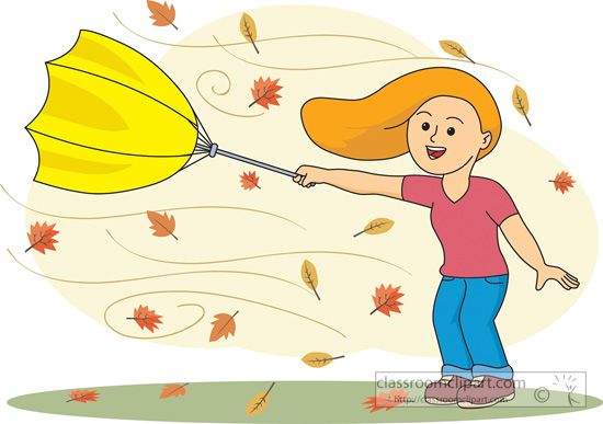 Wind clipart windy day