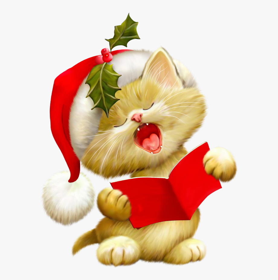Clip Art Royalty Free Download Christmas Kitten Clipart
