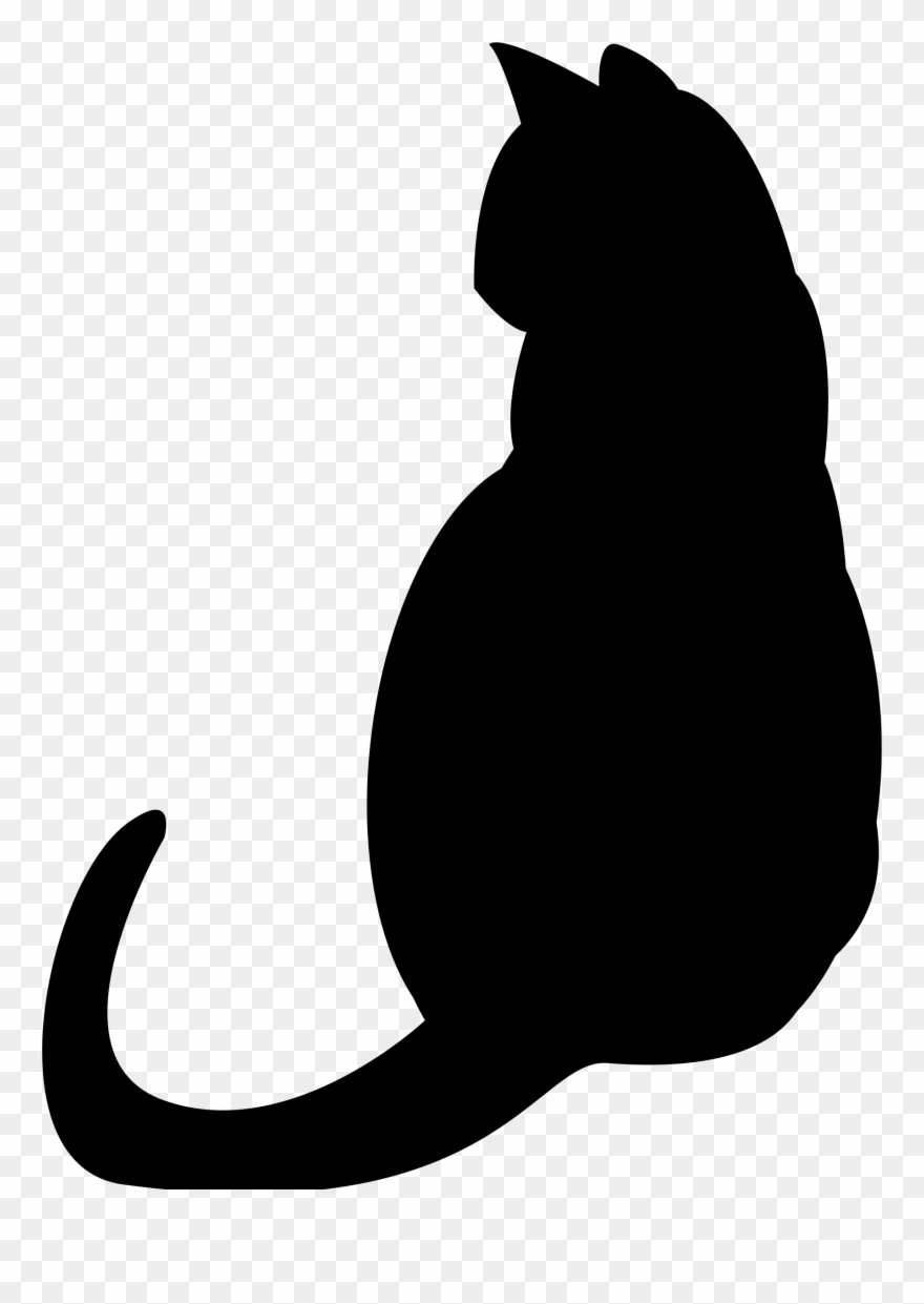 Kisspng Black Cat Silhouette Kitten Clip Art Pets