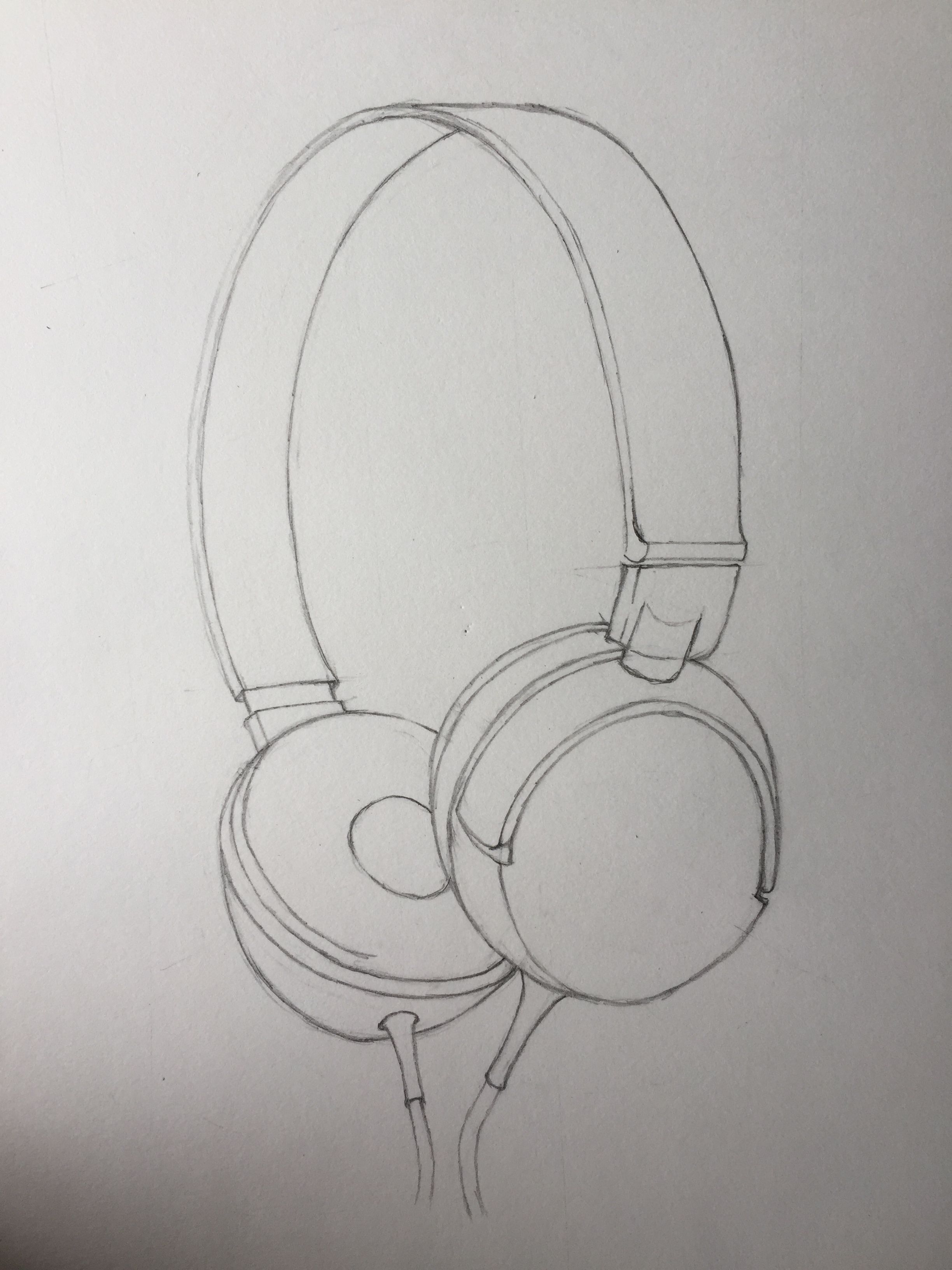 Tried headphones sketch