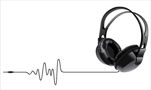 Vector headphones free vector download