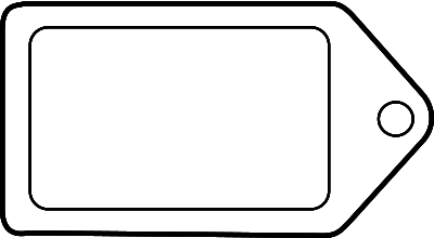 label clipart blank