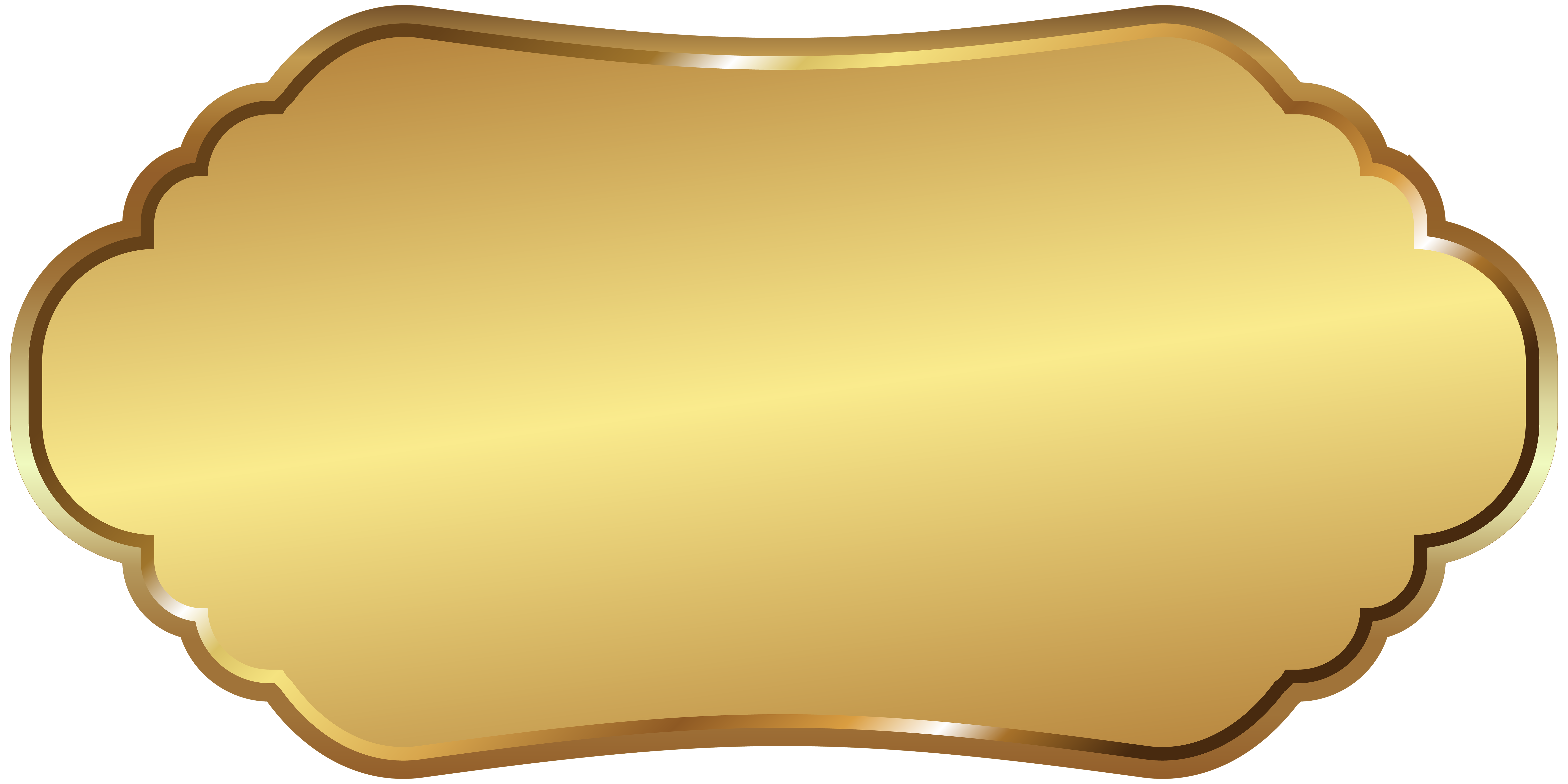 Label Template Gold PNG Clip Art Image