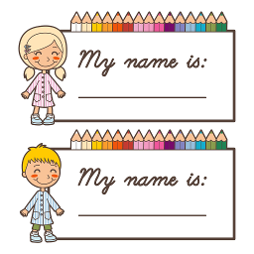 Free Printable Name Tags For Children