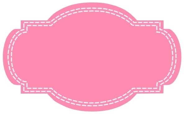 Label clipart pink transparent.
