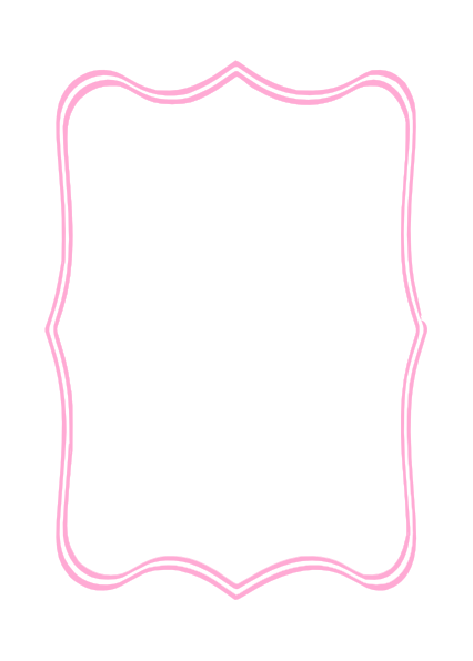 Pink circle clipart label.