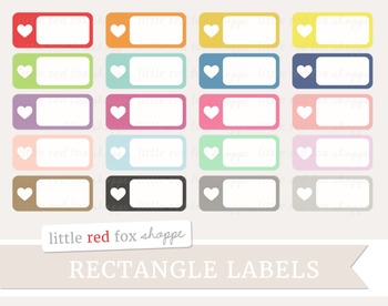 Heart rectangle label.