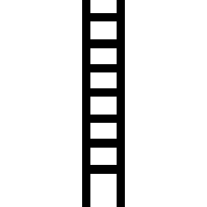 Free white ladder.