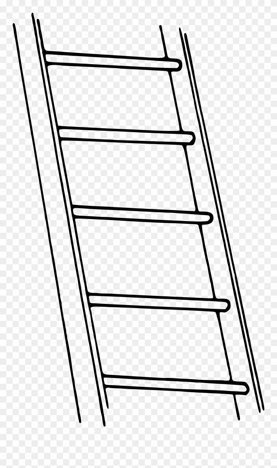 Ladder Clipart Black And White