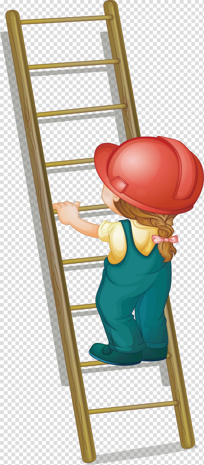 Ladder illustration step.