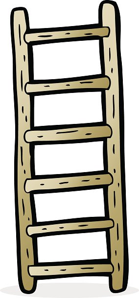 Cartoon ladder Clipart Image