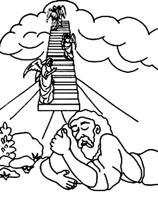 Ladder coloring page.