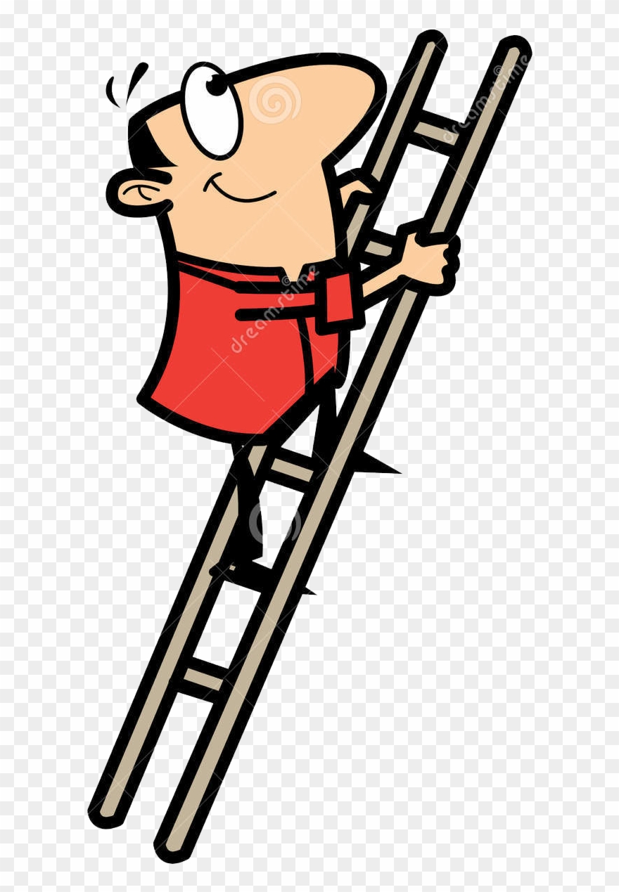 Image Freeuse Stock Climbing A Ladder Clipart