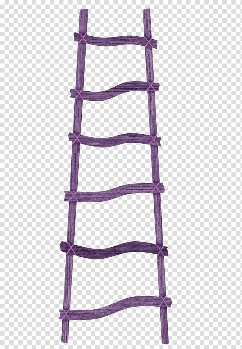 Ladder Wood Stairs Shelf, Beautiful purple wooden ladder