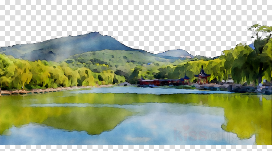 lake clipart background