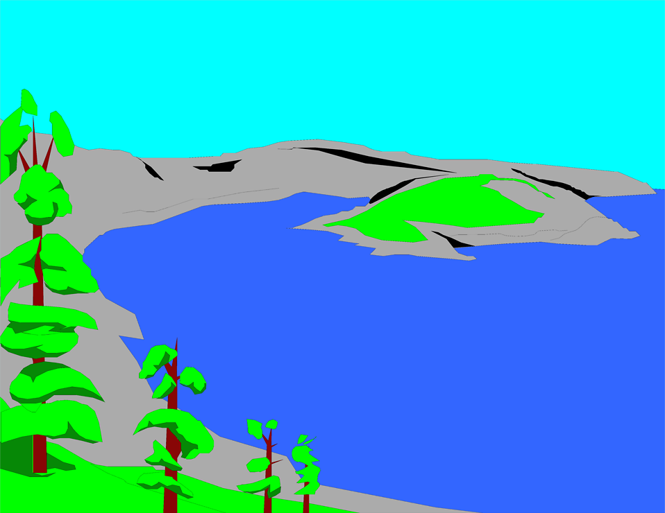 Crater lake clip.