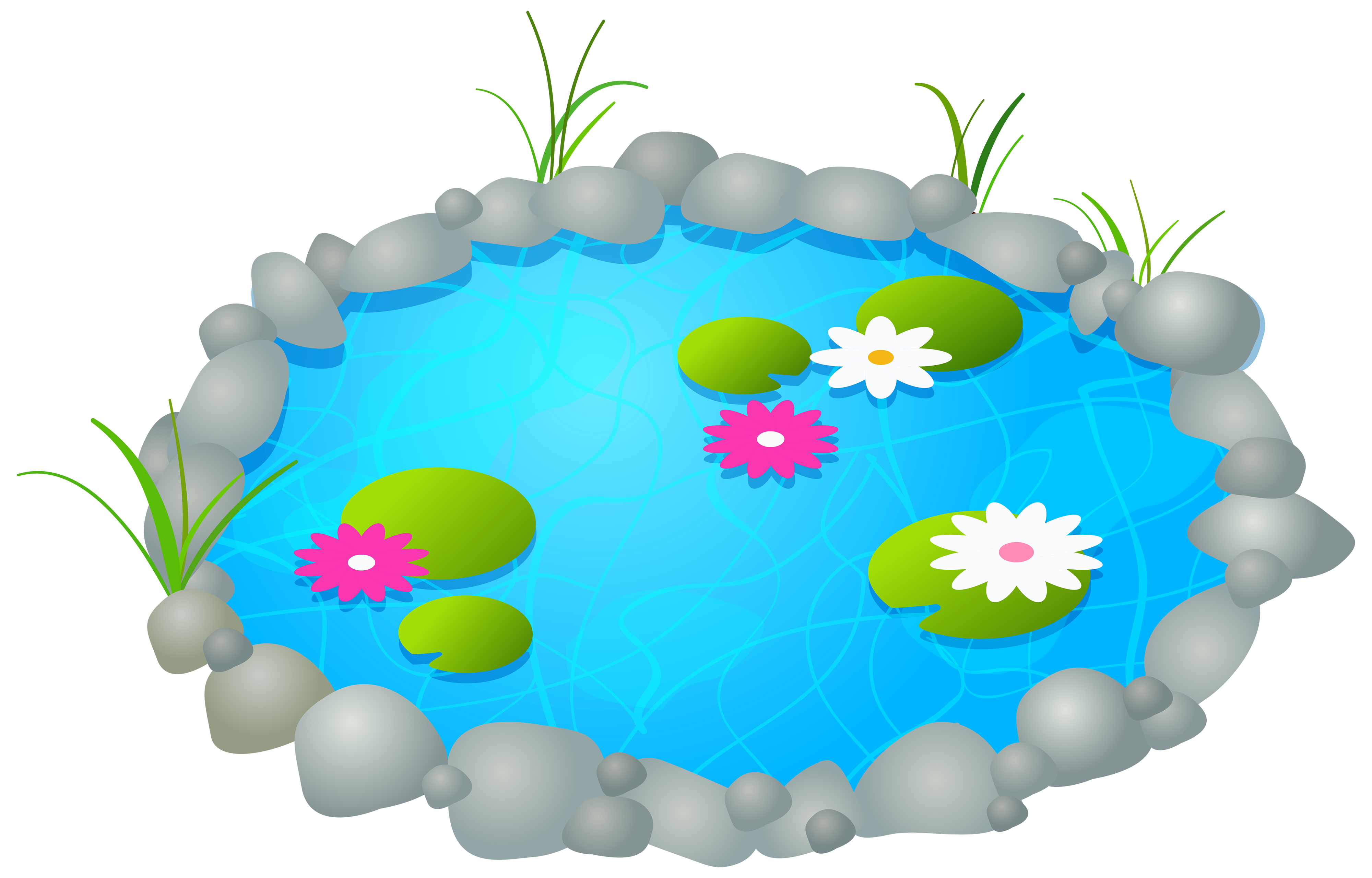 lake clipart top view