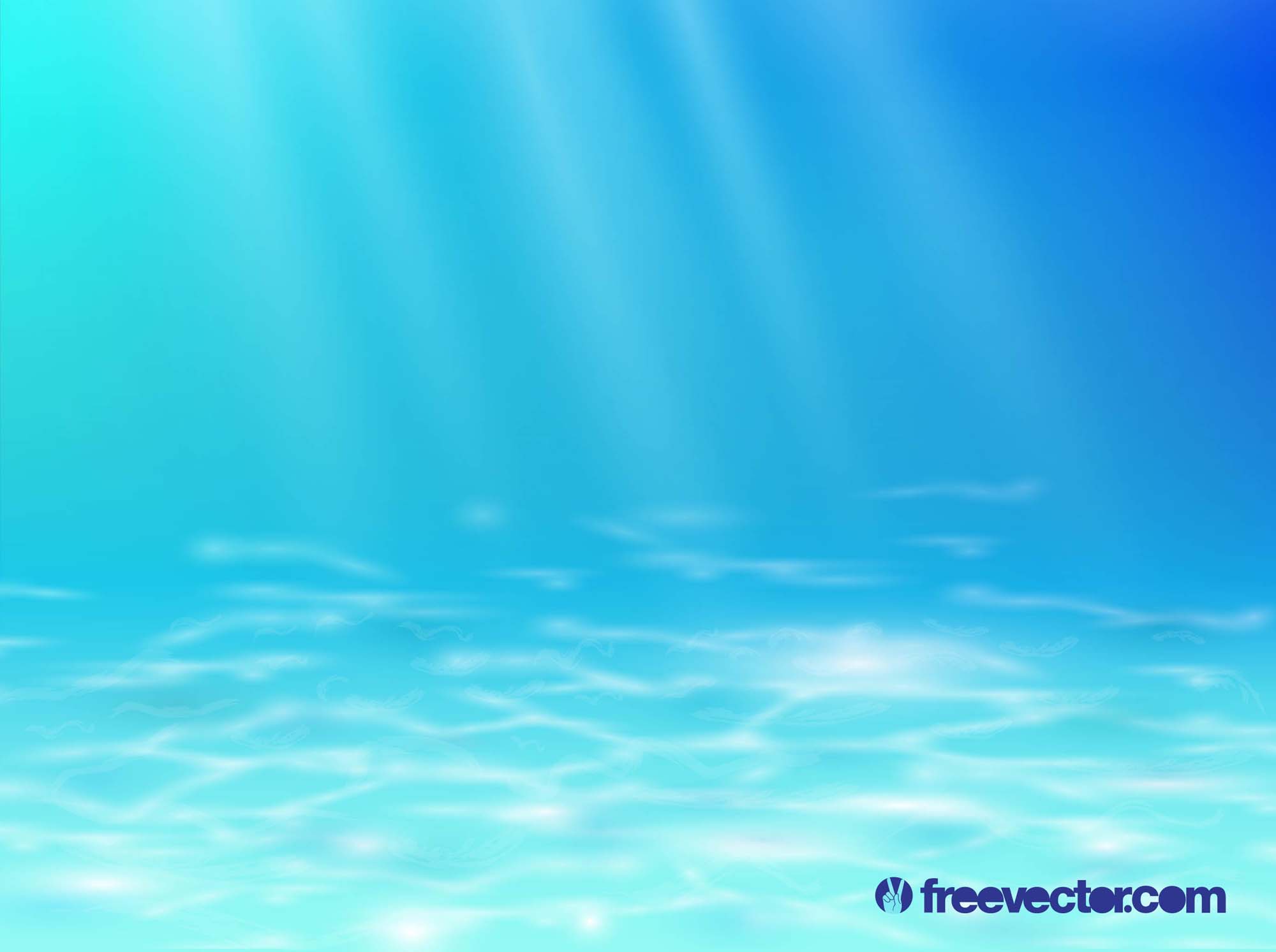 Realistic Underwater Illustration Vector Art