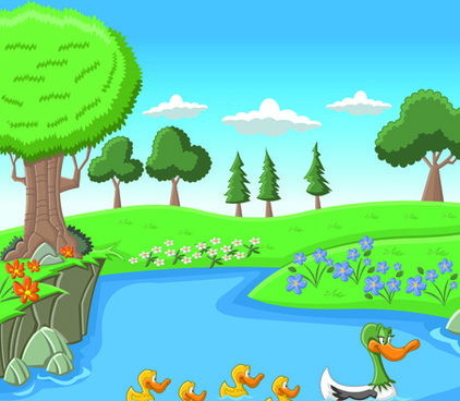 Lake clipart free vector download