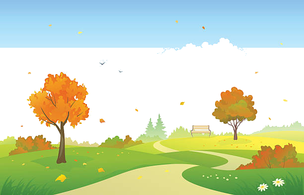 Fall Clipart Park Graphics Illustrations Free On Transparent