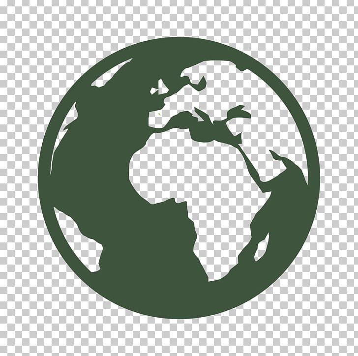World map globe.