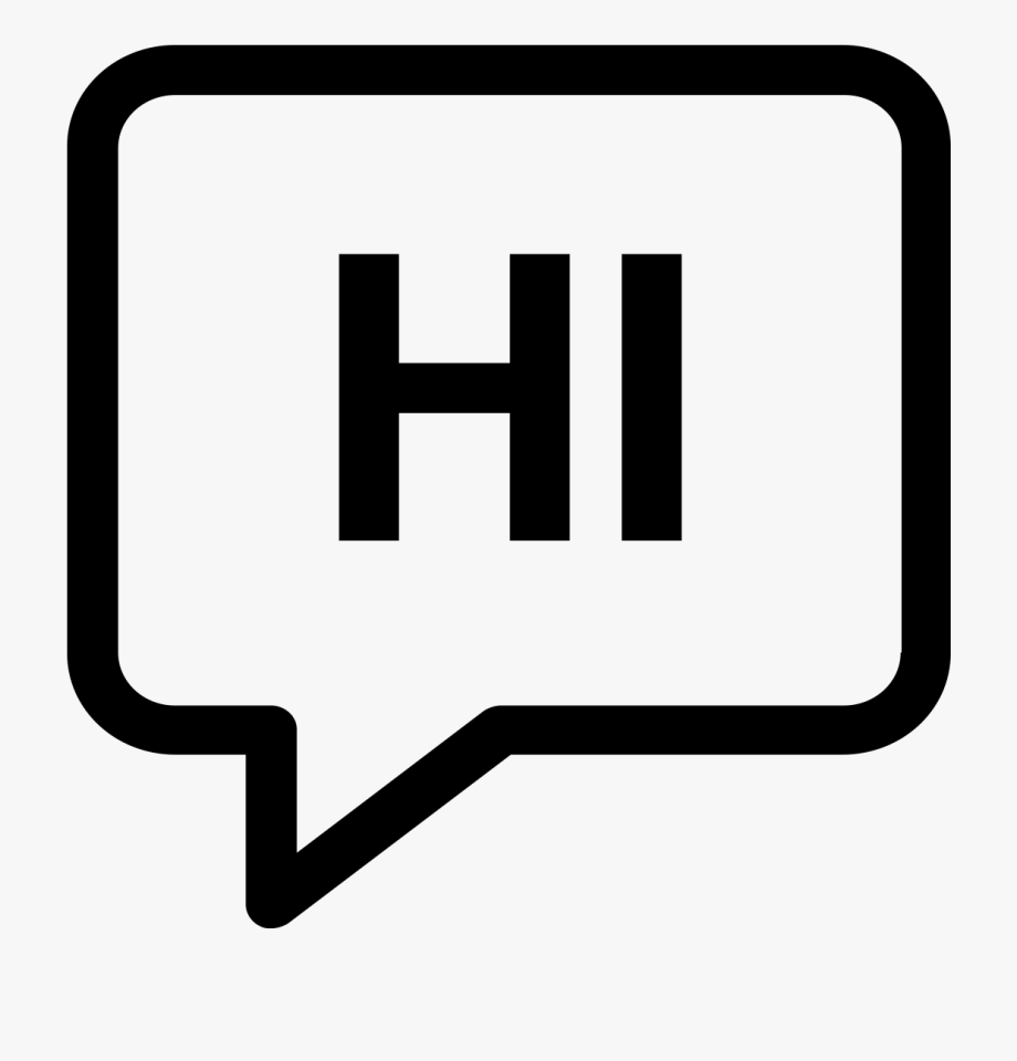 Image Of A Speech Bubble Saying