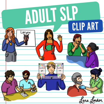 Adult Speech Language Pathologist Clip Art