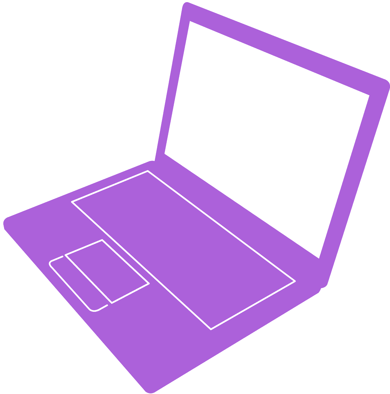 Laptop silhouette