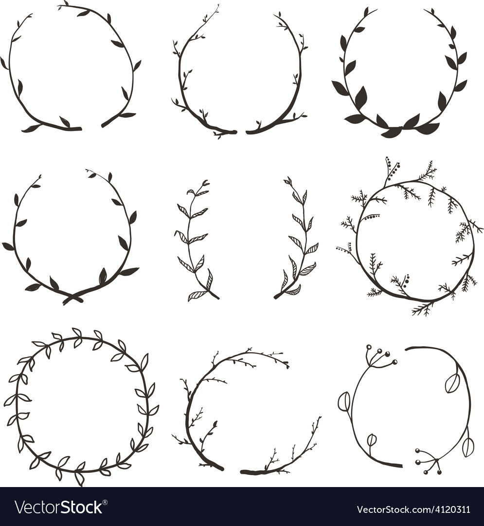 Rustic Laurel and Wreath Collection for Design