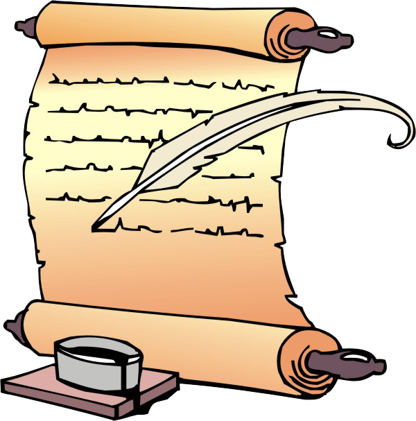 Law clipart scroll.