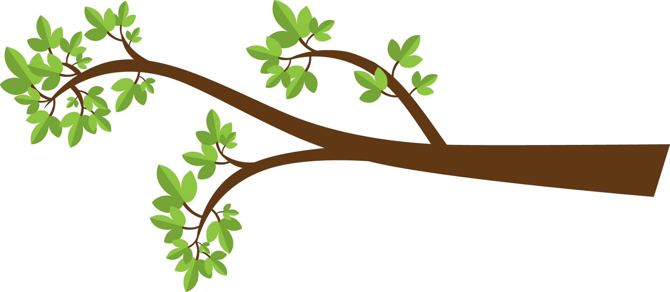 leaves clipart free branch
