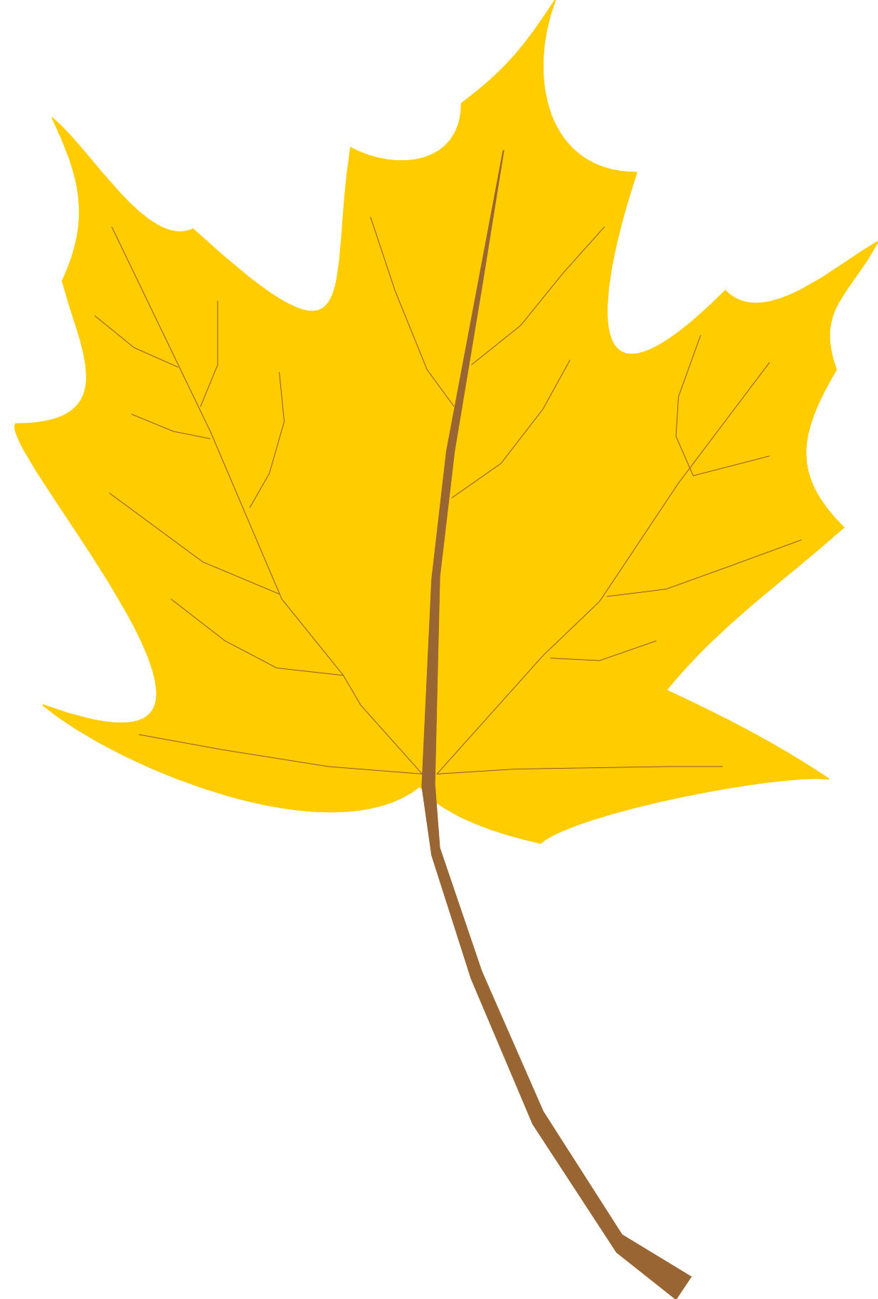 Yellow Leaves Clip Art free image