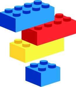 Lego bricks clip.