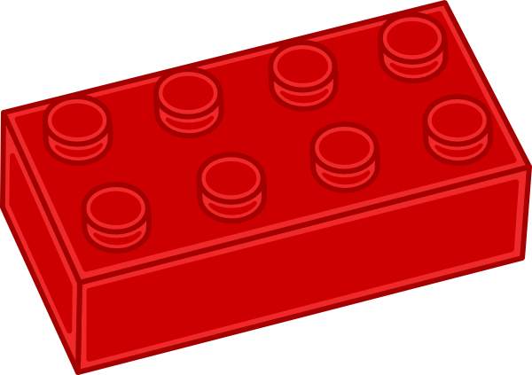 Red lego clip.