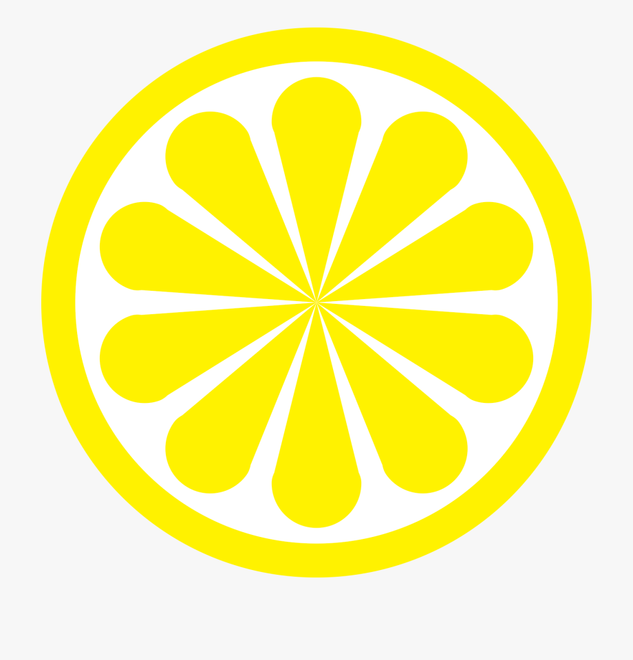 Lemonslice circle transparent.
