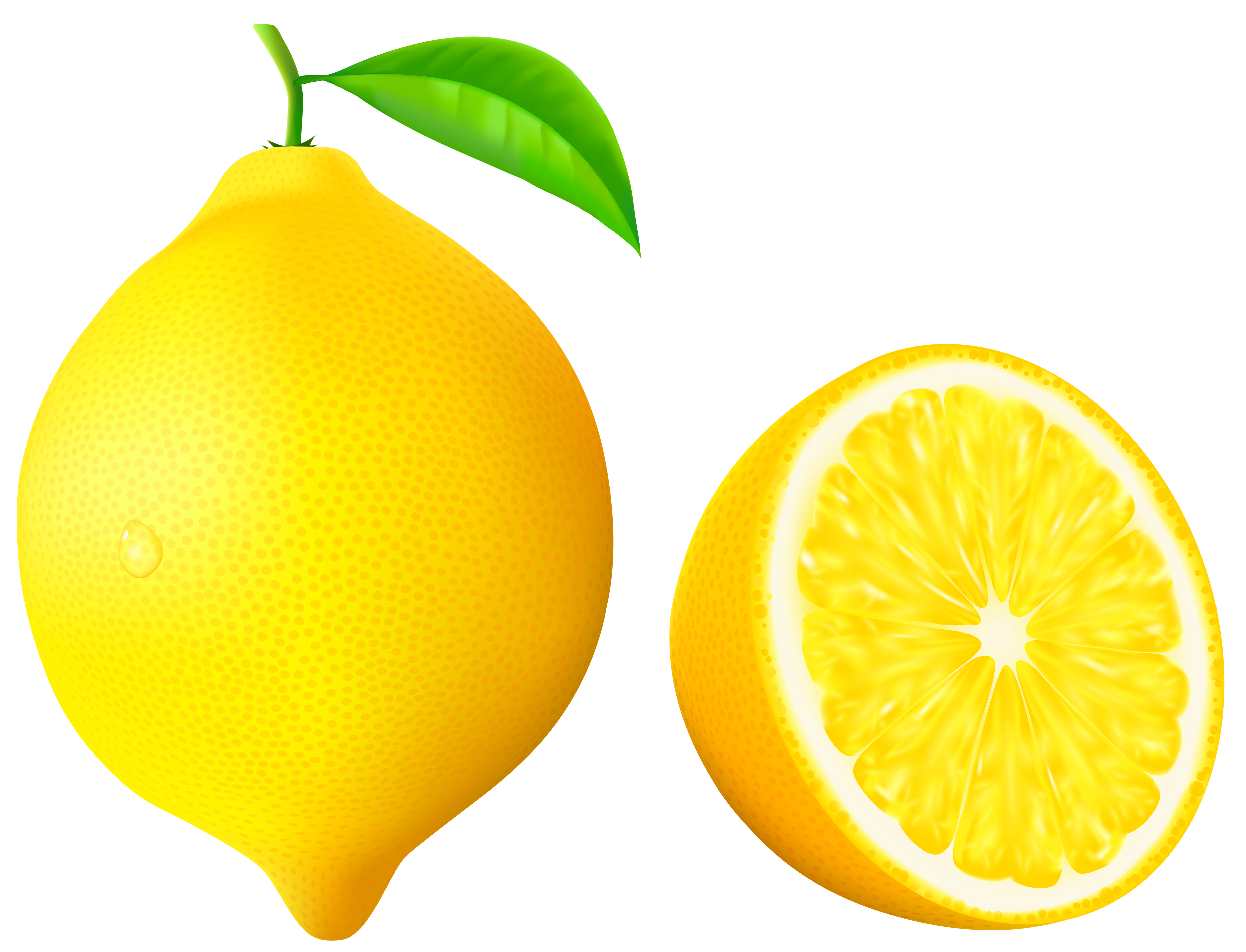 Lemon PNG Vector Clipart Image
