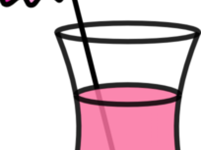Glass pink lemonade.