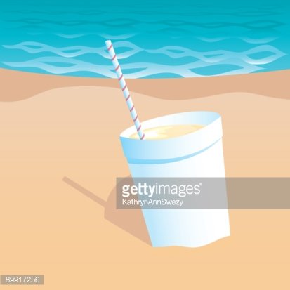 Lemonade on the Beach Clipart Image