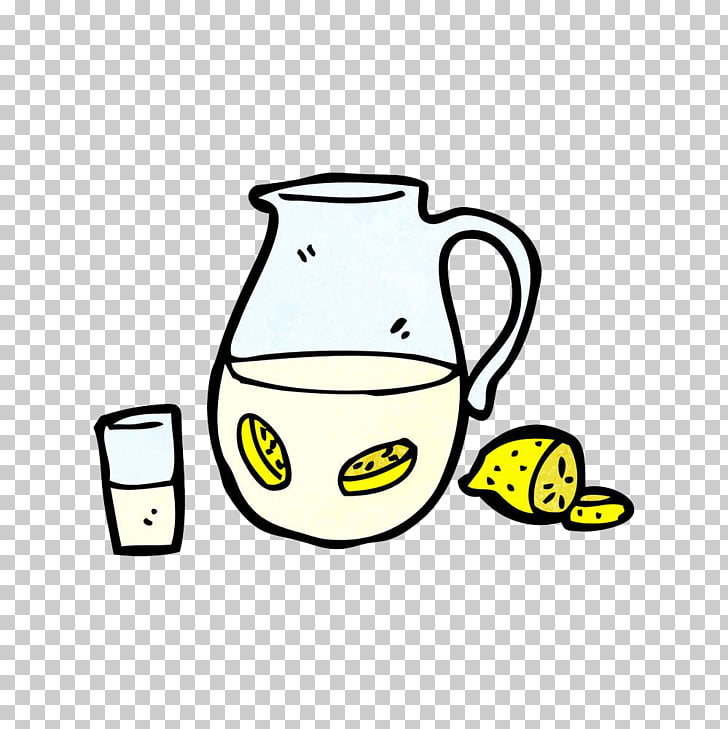 Lemonade Cartoon Drawing , Hand