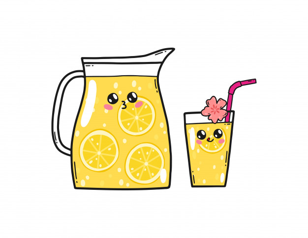 Cute lemonade set.