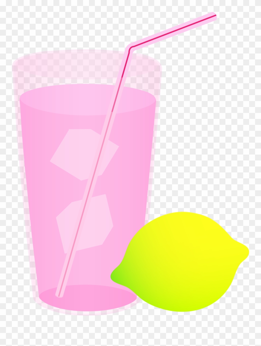 Lemonade clipart pink.