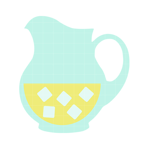 Lemonade pitcher clip.