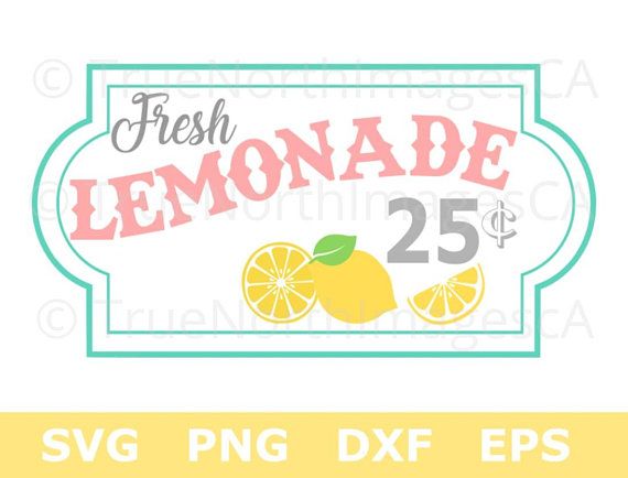 Lemonade SVG File