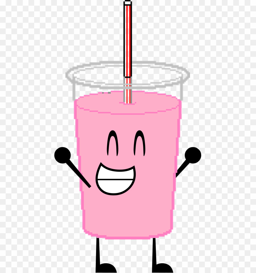 Strawberry lemonade cartoon.