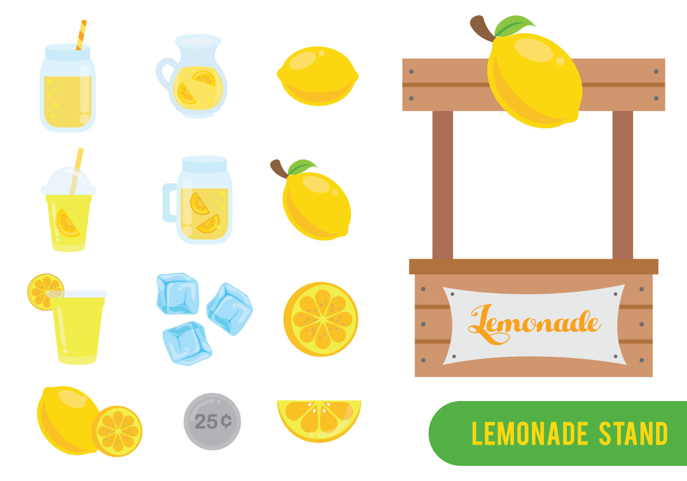 Lemonade free vector.
