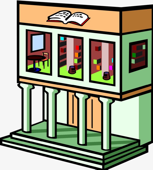 Library Building Png
