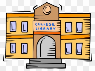 Library Building Clipart