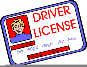 Drivers Licence Clipart