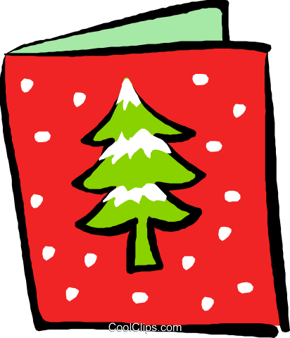 Christmas card Royalty Free Vector Clip Art illustration