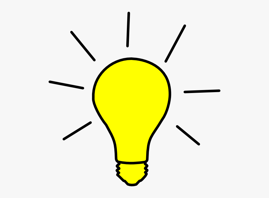 Gallery For Yellow Light Bulb Clipart